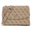 Image de GUESS Calista Convertible Xbody Flap Bag Latte Logo