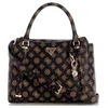 Image de GUESS Daryna II Two Compound Satchel Mocha Logo