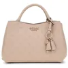 Image de GUESS Phoebe Girlfriend Satchel Bag Simply Taupe Logo