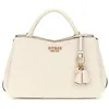 Image de GUESS Phoebe Girlfriend Satchel Bag Creme White Logo