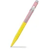 Image de Caran D'Ache Stylo à bille 849 Paul Smith Chartreuse/Rose, noir M, en Slimpack