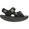 Image de MBT KISUMU CLASSIC Sandales femme | Chaussures physiologiques, semelle à bascule, ergonomiques, confortables et amortissantes. Couleur: noir