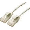 Image de ROLINE Câble patch UTP DataCenter Cat.6A (Class EA), LSOH, slim, gris, 2 m
