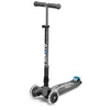 Image de Micro | Maxi Deluxe Pliable LED | Trottinette Enfant | 3 Roues | Guidon Ajustable | LED | 5-12 Ans | Gris Volcan