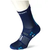 Image de COMPRESSPORT Chaussettes unisexes pour adulte, Bleu (Sodalite/Fluo Blue), 45-48