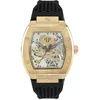 Image de Philipp Plein $KELETON Montre analogique Automatique pour Homme, Doré/Gris - Pwbaa0321, Bracelet
