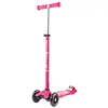 Image de Micro | Trottinette Enfant Maxi Deluxe | Trottinette 3 Roues | Bandes Réfléchissantes | Guidon Ajustable | 5-12 Ans | Rose
