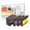 Image de Peach Multipack avec Puce, Compatible avec HP No. 932XL, No. 933XL