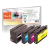 Image de Peach Multipack avec Puce, Compatible avec HP No. 932XL, No. 933XL