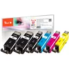 Image de Peach Lot de 2 Cartouches d'encre C520/521 équivalent de Canon PGI-520 x 2, CLI-521, 2934B007 pour Canon Pixma IP 3600, Canon Pixma MP 560, Canon Pixma MX 870, Canon Pixma MP 550
