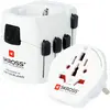 Image de SKROSS | 1.103175 | PRO - World | Adaptateur de voyage universel pour prise de courant - Tension et Puissance 100V - 630W / 250V - 1575W. Protection contre les chocs électriques