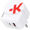 Image de SKROSS - Chargeur USB Euro AC65PD avec câble Type C - Chargeur Mural 2 USB Power Delivery pour Utilisation en Europe - 65 W - Câble Type-C 160 cm Inclus - Technologie GaN
