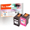 Image de Peach Multi Pack Compatible with HP No. 302, F6U66A, F6U65A