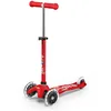 Image de Micro | Trottinette Mini Deluxe LED | Trottinette 3 Roues | Roues Lumineuses | L'équilibre et Motricité | 2-5 Ans | Rouge