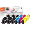 Image de PI100-397 cartouche d''encre 6 pièce(s) Compatible Rendement extra (super) élevé Noir, Cyan, Magenta, Photo noire, Jaune