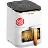 Image de TURMIX CX 250 Friteuse Air fryer Blanche Compact 3,5L 1350W   Friteuse sans huile avec FenêtreTransparente 10 Programmes Automatiques   Marque Suisse de l'Année