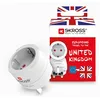 Image de SKROSS Adaptateur de voyage Europe vers Royaume-Uni, convertisseur de prise internationale pour visiteurs au Royaume-Uni, compatible avec ordinateurs portables, téléphones, sèche-cheveux et plus