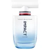 Image de Tommy Hilfiger   Eau de Toilette Tommy Impact Together 100 ml   Parfum Homme   Fragrance Aquatique Boisée   Notes Minérales et Boisées   Flacon en Verre Blanc avec Dégradé Bleu