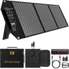 Image de Mesuvida 30W Chargeurs Solaires Portable avec 5 Ports, 18V MC4 Haute Sortie / 18V DC/QC 3.0 USB-A et USB-C (PD 18W) Chargeur Solaire Randonnée pour Téléphones Portables, Powerbank, Camping