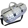 Image de NUVOLA. Sac de Voyage Duffle Bag Apolo Style Puffer Compartiment imperméable Argent Talla Unica EU