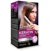 Image de Kativa Kit de lissage à la kératine Brazilian Xpress - Nouvelle formule double kératine - Lissage professionnel à la maison - Tenue jusqu'à 12 semaines - Lissage à la kératine végétale
