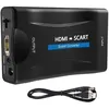 Image de ZISONIX hdmi vers scart Adaptateur, convertisseur hdmi vers peritel, Adaptateur Audio VidéO Hdmi vers PéRitel Prenant en Charge La Sortie TV Ntsc/Pal pour Ps3/Ps2/Tv/Dvd