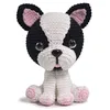 Image de Circulo Amigurumi Kit   Collection chats et chiens   Tous les matériaux sont inclus, instructions claires faciles à suivre (français non garanti)   1 kit de crochet (Bulldog)