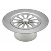 Image de Grille inox marguerite D 85 mm pour bonde sortie verticale VALENTIN 035100 000 01 00 035100 000 01