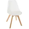 Image de Atmosphera Chaise Diner Baya - Blanc en occasion ou reconditionné
