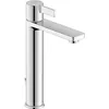 Image de Duravit D-Neo Mitigeur monocommande de lavabo, Taille L (hauteur de sortie 206 mm), Robinet lavabo salle de bain, Robinet salle bain avec tirette et garniture de vidage, Robinet, chromé