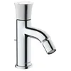 Image de Duravit White Tulip, mitigeur monocommande de bidet avec garniture découlement à tirant, saillie 111 mm, WT2400001010