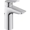 Image de Duravit No.1 Mitigeur monocommande de lavabo, Robinet lavabo, Taille M (hauteur de sortie 117 mm), lavabo salle de bain, Robinet salle bain avec tirette et garniture de vidage, robinetterie, chromé
