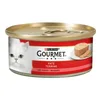 Image de Gourmet   Aliment Complet pour Chats Adultes, Pâté avec Soie, avec du boeuf   195 g