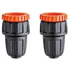 Image de Claber 91013 Lot de 2 raccords de tuyau filetés 1/2" et 3/4"