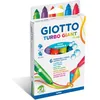 Image de GIOTTO Turbo Giant Fluo - Etui 6 feutres