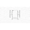 Image de MAGNETI MARELLI Radiateur, refroidissement du moteur 350213199400