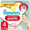 Image de Pampers Couches-Culottes Taille 4 (9-15 kg), Premium Protection, 160 Couches-Culottes Bébé, Pack 1 Mois, Notre N°1 Pour La Protection Des Peaux Sensibles