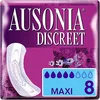 Image de Ausonia Discreet Maxi Serviettes Hygiéniques pour Fuite d'urine 8-Pièces