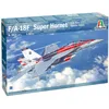 Image de Italeri -2823 F/A-18F Super Hornet US Navy Special Colors, Échelle 1:48, Maquette Kit, Kit de maquette en plastique, Fabrication de modèle, IT2823