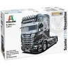 Image de Italeri 3952S - 1:24 Scania R730 Streamline Show Truck, modélisme, modélisme sur pied, bricolage, passe-temps, collage, kit en plastique, détaillé, unisexe adulte, noir
