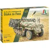 Image de Italeri Stuka Zu Fuss 7080S 1:72 Sd.Kfz. 251/1 "Stuka Zu Fuss - Maquette sur pied, artisanat, passe-temps, collage, kit plastique, multicolore