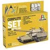 Image de Italeri M-1 Abrams 72004 1:72 Kit complet de modélisme, construction sur pied, bricolage, loisirs, collage, kit de construction en plastique, accessoires inclus