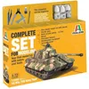 Image de Italeri 72005 King Tiger 1:72 Kit complet, modélisme, kit de construction, modélisme, bricolage, loisirs, collage, kit de construction en plastique, avec accessoires