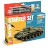 Image de Italeri 75004 Ligne Starter Set - Easy Paint: Cromwell MK IV échelle 1:56 Plastic Model Kit/modèle en plastique à monter avec colle et 3 marqueurs acryliques pour peinture