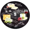 Image de Easy Life 441WOCH Coffret Plateau Tournant, Verre, Noir, 32 cm, 32 x 32 x 2.5 cm, 1 Unité