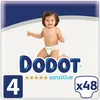 Image de Dodot Sensitive T4 Pañales 9-14 Kg 48 Uds