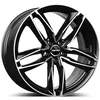 Image de FELGA GMP ATOM LP 8X18 5X112 ET45/66.5 CZARNY/POLER