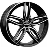 Image de CERCHIO IN LEGA GMP FASTEN 9x19 5x112 ET 35 BLACK DIAMOND