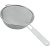 Image de Passoire tamis à manche - D : 14 cm - inox et plastique - blanc