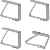 Image de 4 pinces fixes-nappe en inox